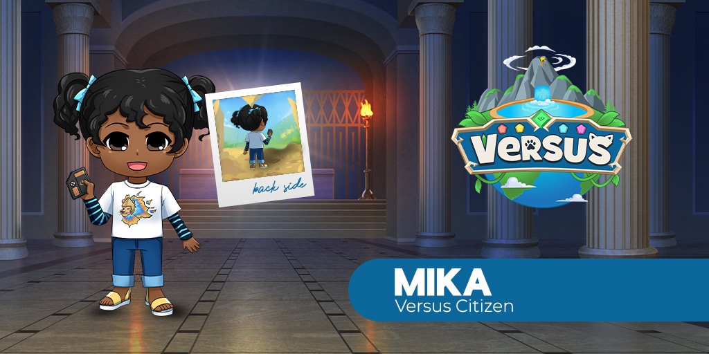 Mika, a NPC Versus Citizen in Versus Metaverse